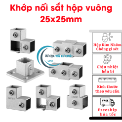 Khớp Nối Sắt Hộp Vuông 25x25mm – Giải Pháp Lắp Ghép Thông Minh Cho Mọi Dự Án Lota