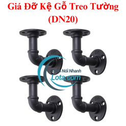 Giá Đỡ Kệ Gỗ Treo Tường Bằng Ống Thép Sơn Tĩnh Điện - Giải Pháp Nội Thất Độc Đáo Và Siêu Bền Lota